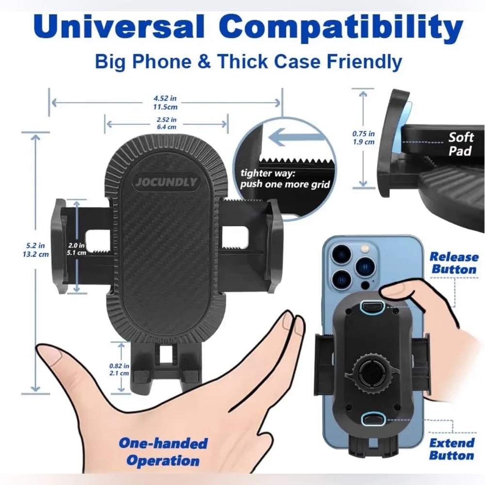 Car Mobile Clamp Phone Mount 2017-2020 Nissan Armada Accessories, All Phones